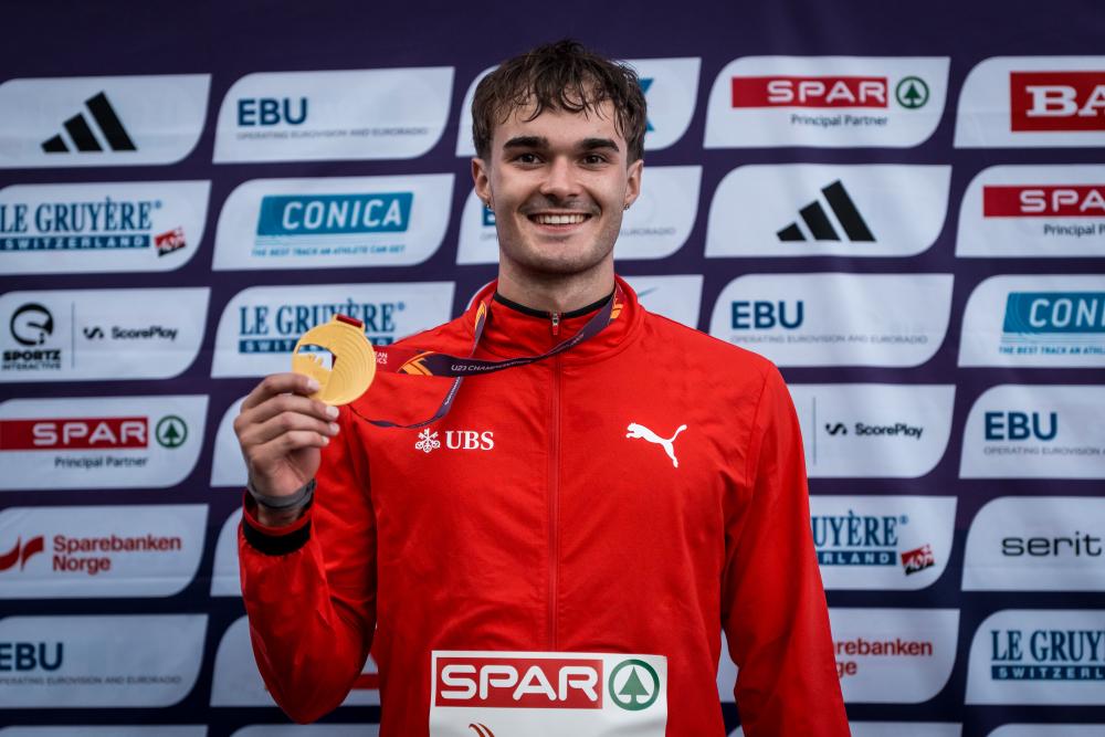 Andrin Huber U23 im Zehnkampf