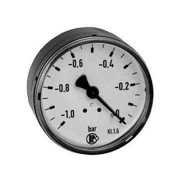 Vakuummeter Ø 63 mm, Klasse 1,6