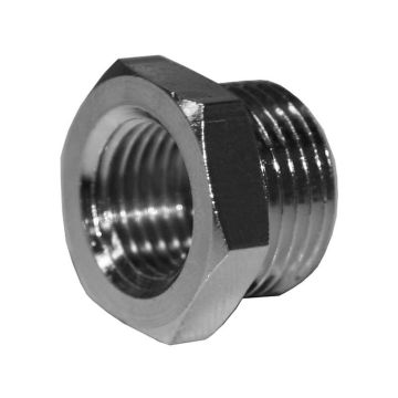 Reduzierstück 3/8"-1/4", vernickelt