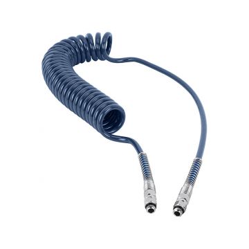 PU-Spiralschlauch, blau - 5/8mm