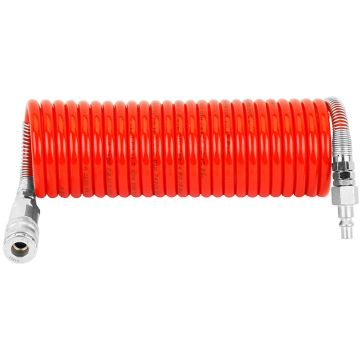 PA-Spiralschlauch, rot - 6/8mm