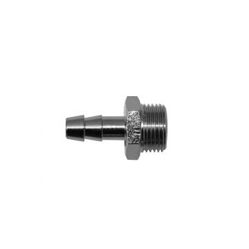 Schlauchtülle 8mm-3/8", vernickelt