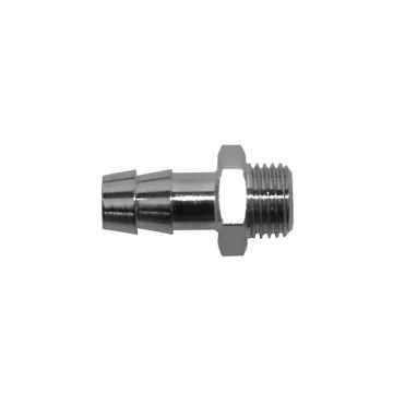 Schlauchtülle 10mm-1/4", vernickelt