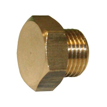 Verschlusszapfen 6-kt., 3/8", Messing