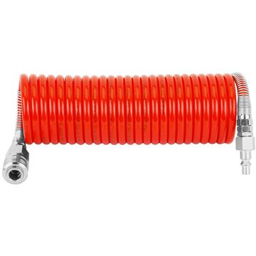 PA-Spiralschlauch, rot - 6/8mm