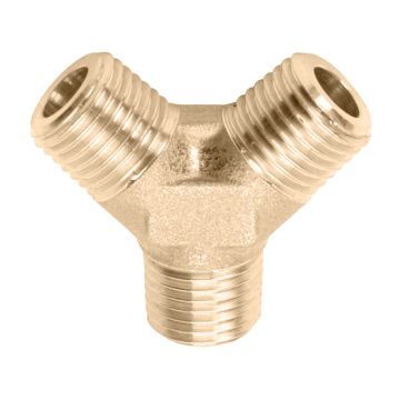 Verteiler Messing, 1/4"