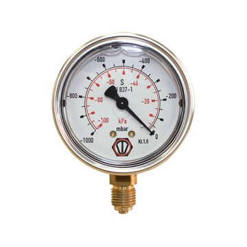 Vakuummeter Ø 63 mm, Klasse 1,6