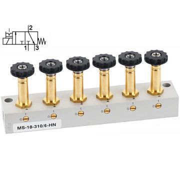 3/2-Wege-Elektromagnet-Sitzventil G 1/8"