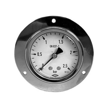Einbau-Manometer mit Frontring