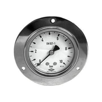 Einbau-Manometer mit Frontring
