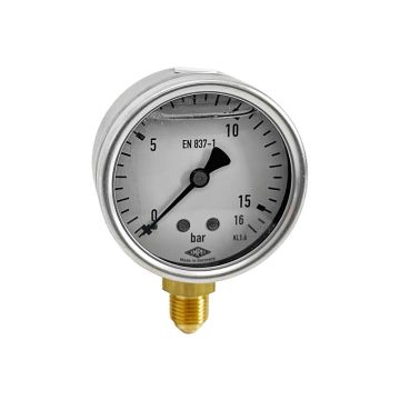 Manometer 63mm mit Glyzerinfüllung
