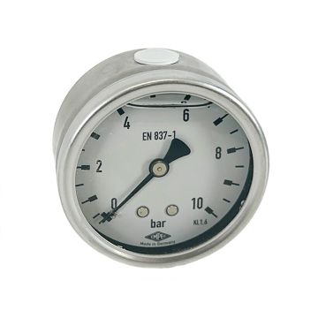 Manometer 63mm mit Glyzerinfüllung