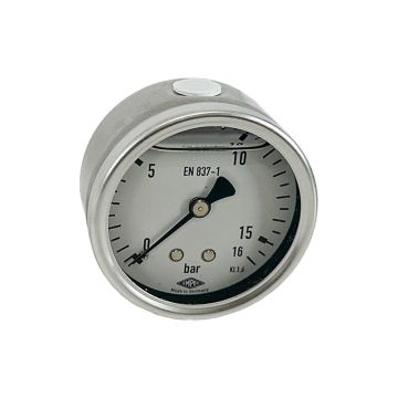 Manometer 63mm mit Glyzerinfüllung